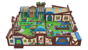 “Angry Birds Inflatable Bounce Park” concept image, Iplayco, Rovio Entertainment