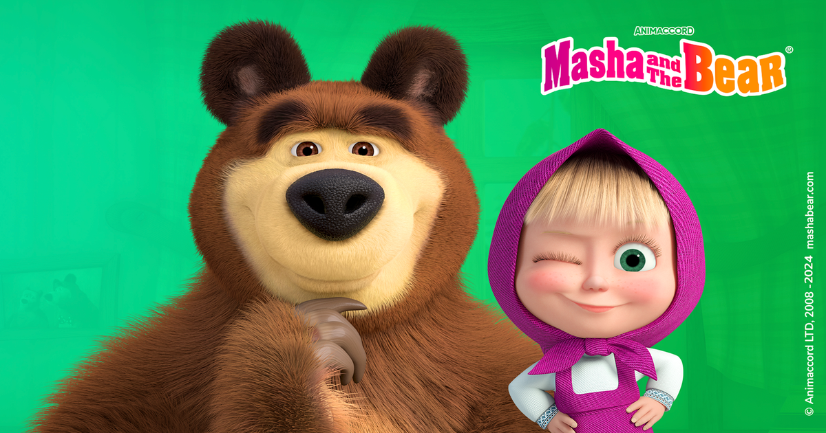 Animaccord colabora com Vertical Licensing para expandir a marca “Masha and the Bear” para o Brasil