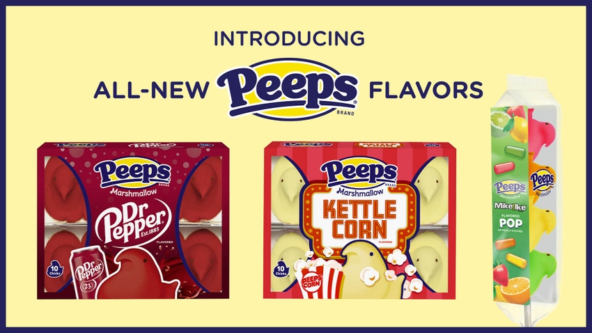 Three new Peeps candies. 