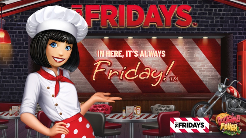 TGI Fridays in ‘Cooking Fever’ Game, Nordcurrent, TGI Fridays