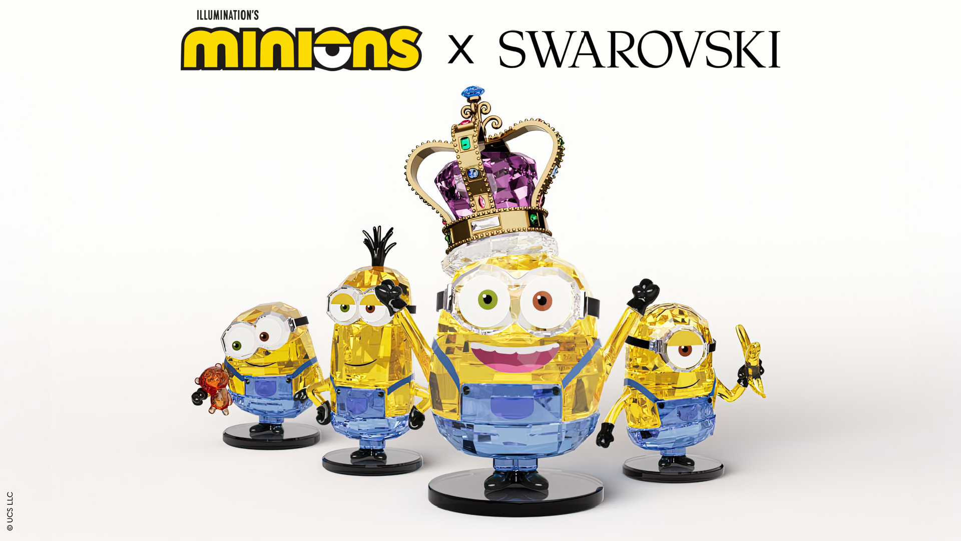 Illumination's Minions Reimagined in Swarovski Crystal Figurine