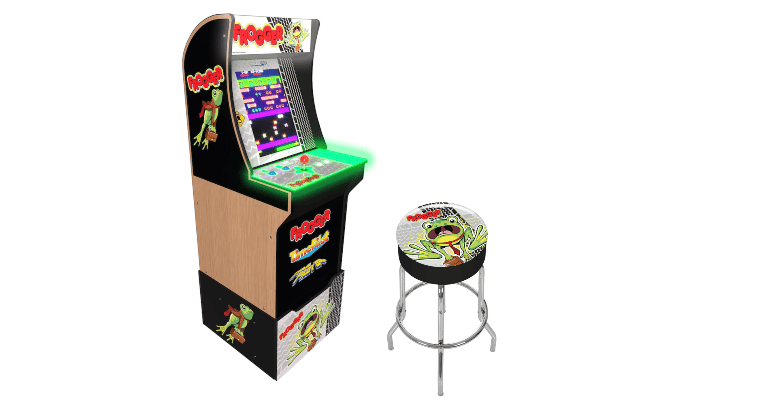 Logger Arcade ‘Frogger’ Leaps into Arcade1UP Mini-Arcade Cabinet | License Global