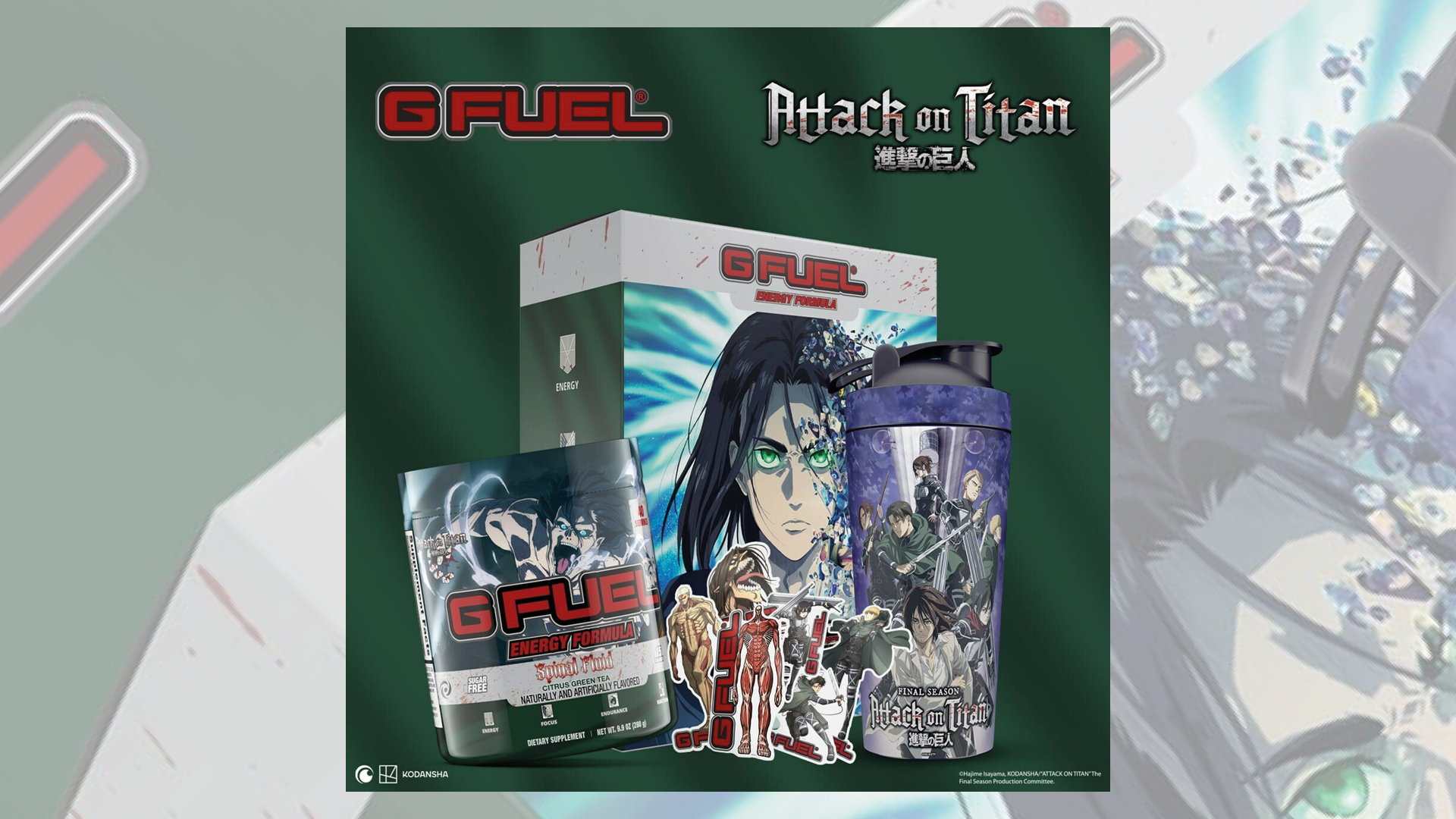 Anime-Themed Energy Drink Mixes : Energy Drink