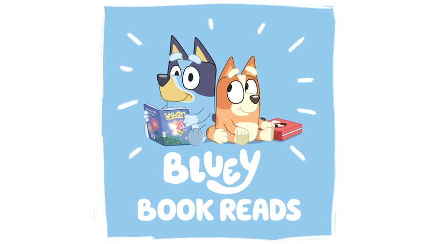 Poster for “Bluey Book Reads.” 