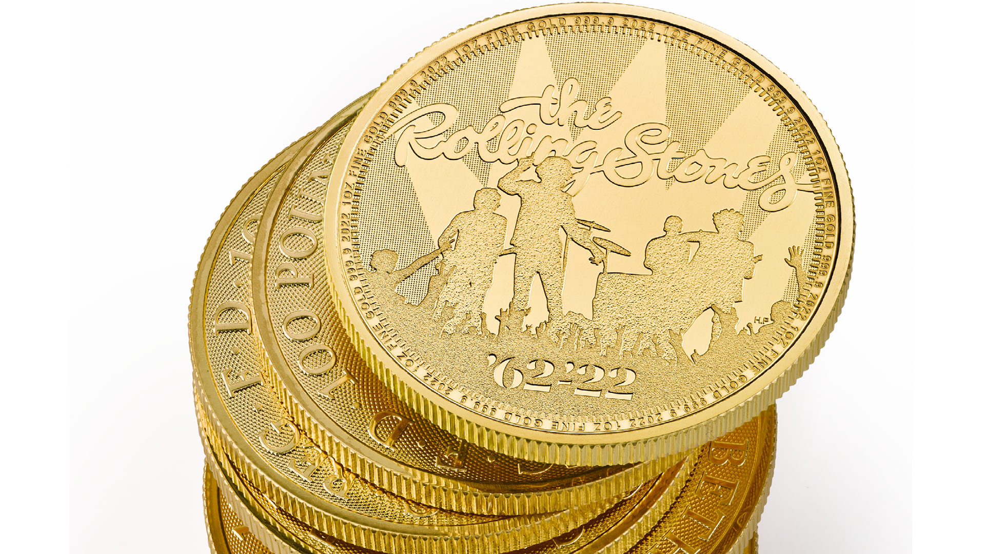 Rolling Stones SIXTY Royal Mint Coin_Bullion, Bravado