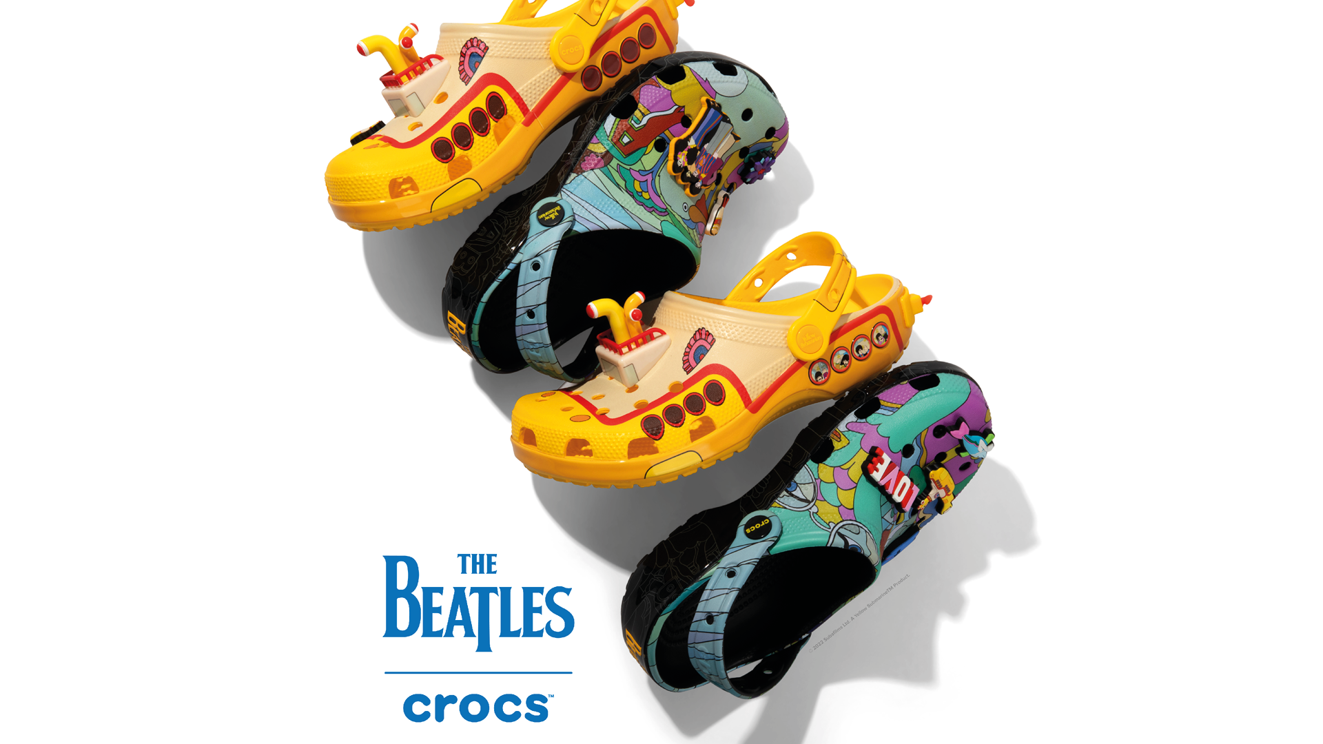 The Beatles, Crocs Debut Yellow Submarine Collection