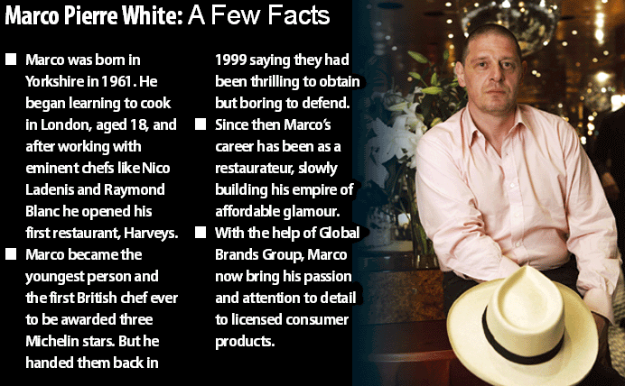 Marco Pierre White | License Global
