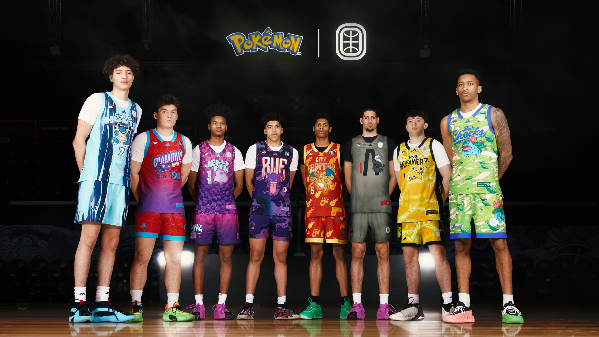 新品未使用 OVERTIME × adidas × ポケモン バスケットジャージ Pokémon, Overtime Team Up for Jersey and Lifestyle Collection