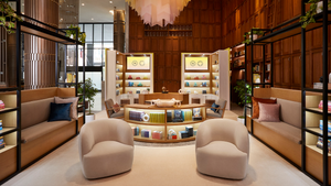 Reese’s Book Club x Sheraton Lobby Library at Sheraton Grand Los Angeles.