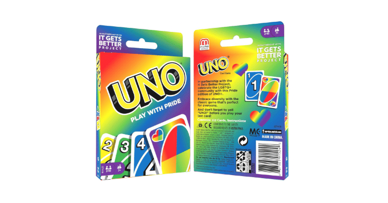 UNO, It Gets Better Project Release Inclusive Deck | License Global