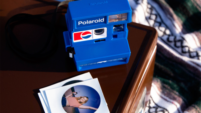 Pepsi Polaroid camera