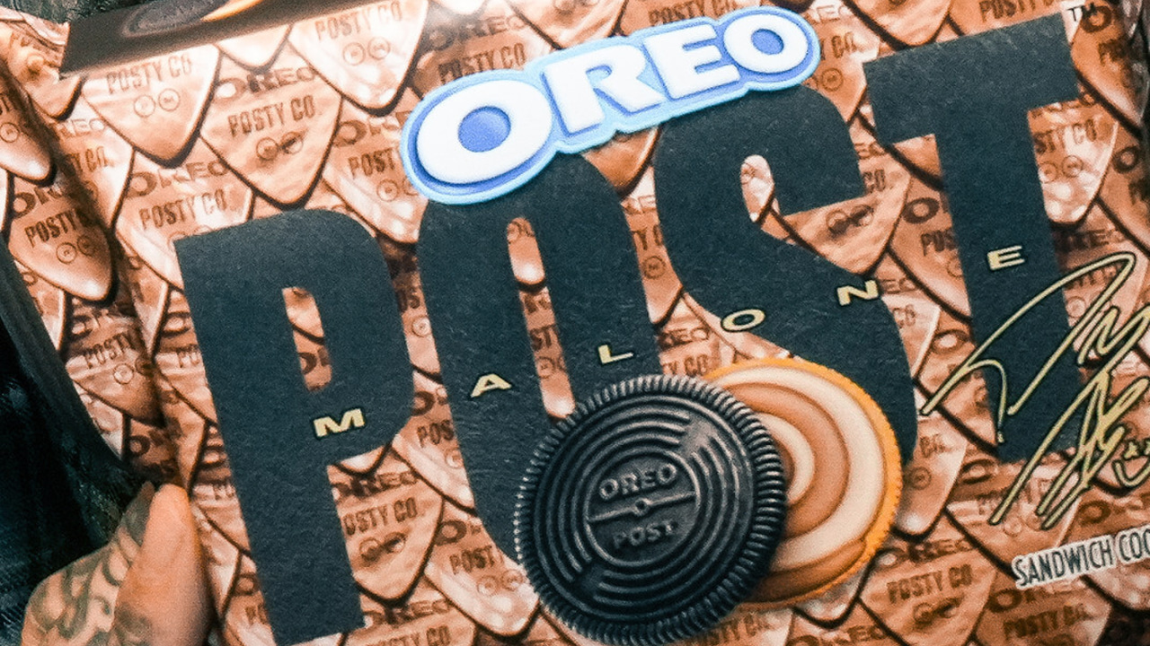 Oreo Post Card OREO, Post Malone Team Up for Limited Edition Cookie Release