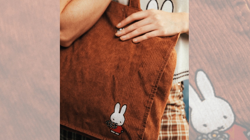 Miffy embroidered bag, Daisy Street