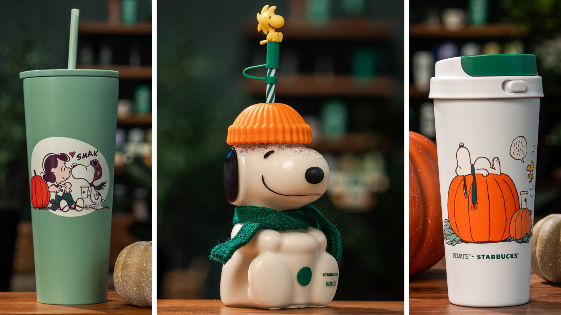 Starbucks Launches Peanuts Merchandise Line