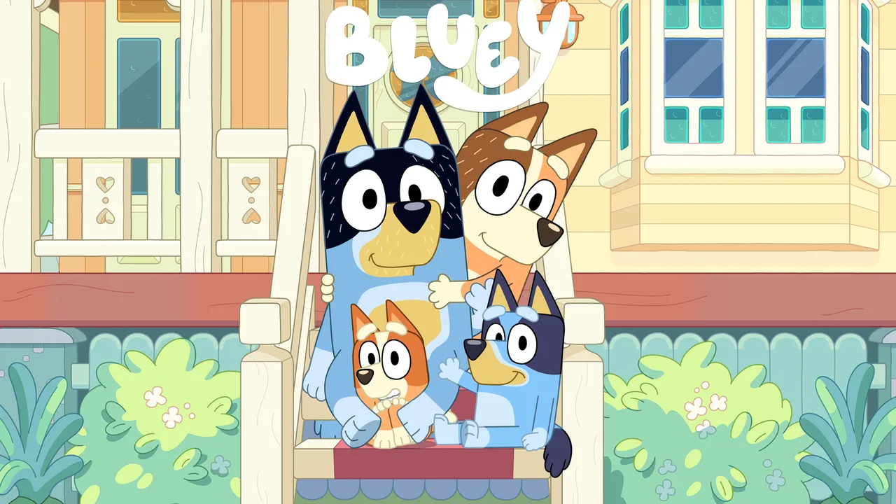 An illustration of "Bluey."