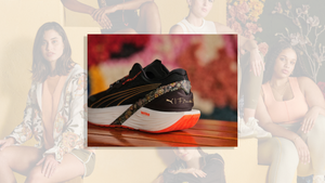 Shoe from the PUMA x Frida Kahlo collaboration.