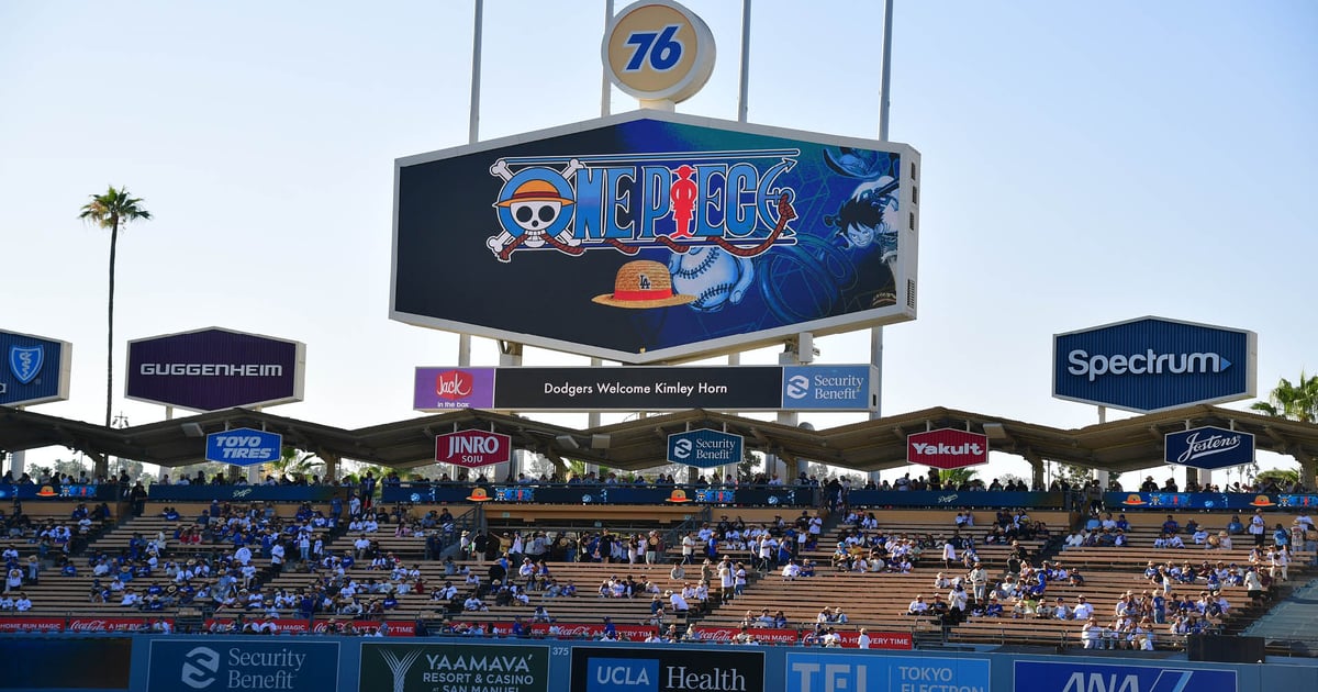 ‘One Piece’ Night Held at Dodger Stadium