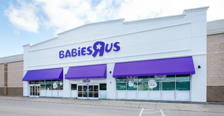 A Babies 'R' Us storefront