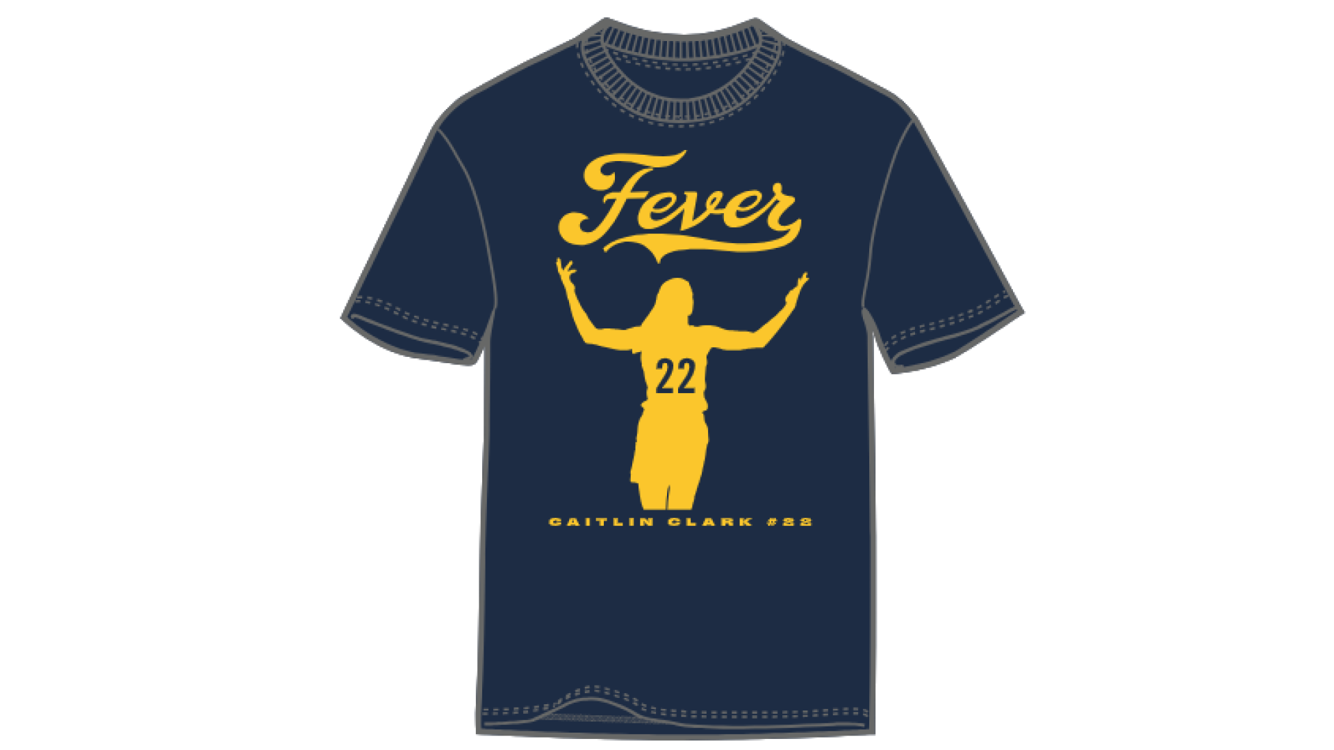 WNBA AllStar Caitlin Clark Indiana Fever Tshirt from Outerstuff