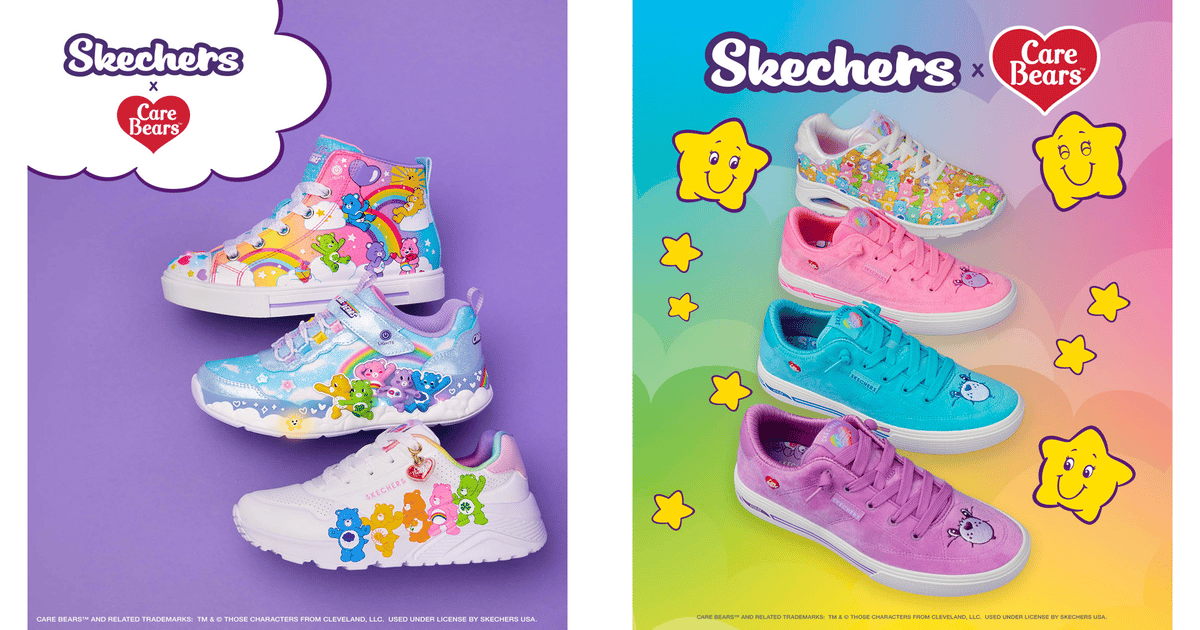 Skechers x Care Bears Collection Launches for All Ages