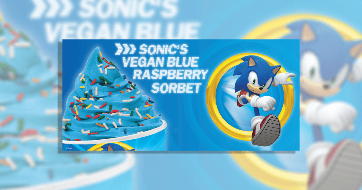 Menchie's Blue Raspberry Sonic the Hedgehog and Menchie’s Partner to Launch Sonic Blue Flavor ...