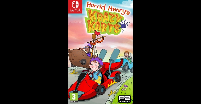 The "Horrid Henry" Nintendo Switch Game Cover