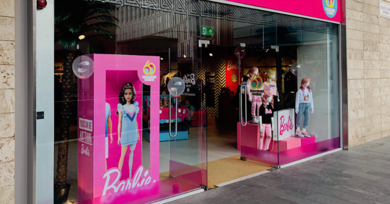 Barbie pop up shop sale