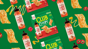Club Crisps flavored with Mike’s Hot Honey.