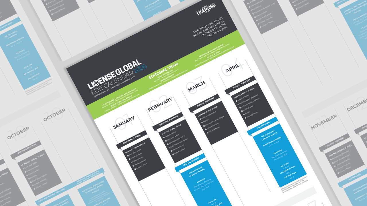 License Calendar Example Top Global Licensing Agent