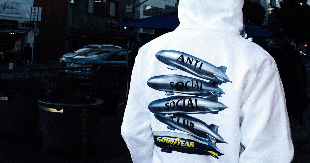 Anti social social club hoodie fit store