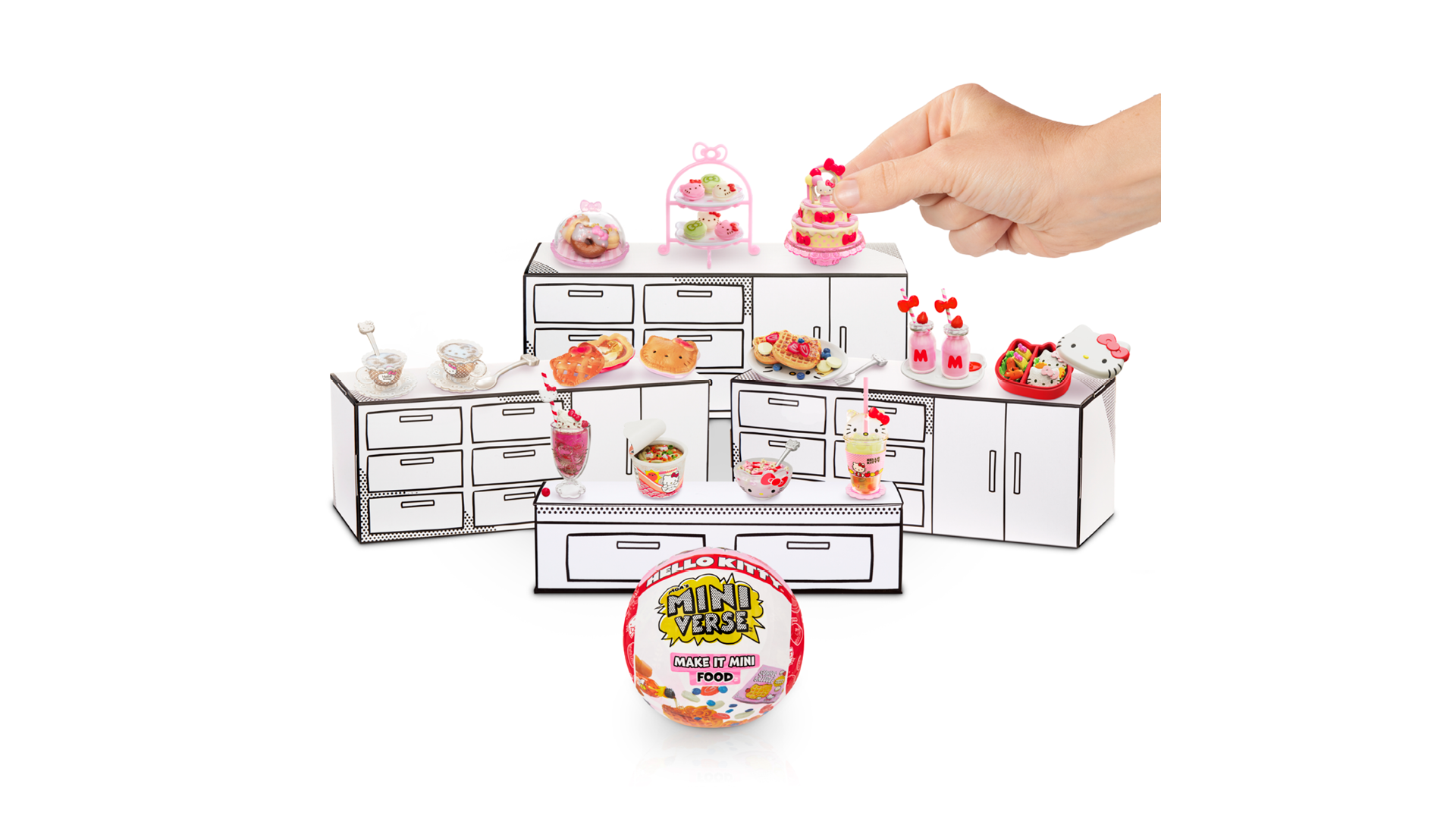 MGA Drops Miniverse x Hello Kitty Make It Mini Food Line