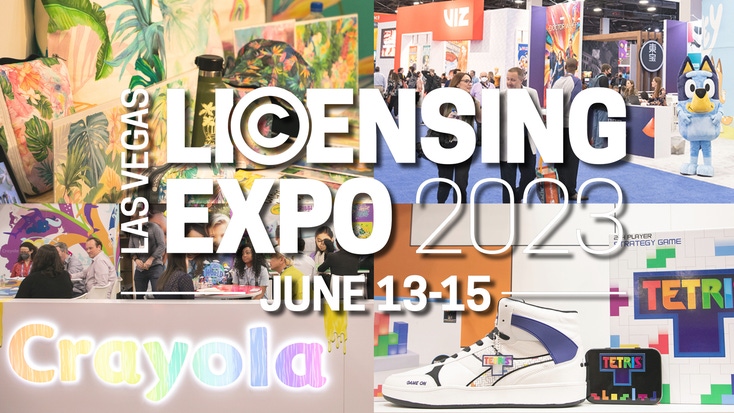 Dates of Licensing Expo 2023, June 13-15.