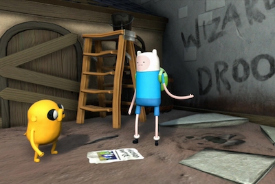 New Adventure Time game and title combining Cartoon Network