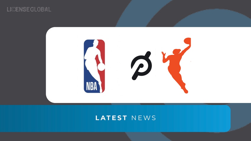 NBA, Peloton and WNBA logos. 