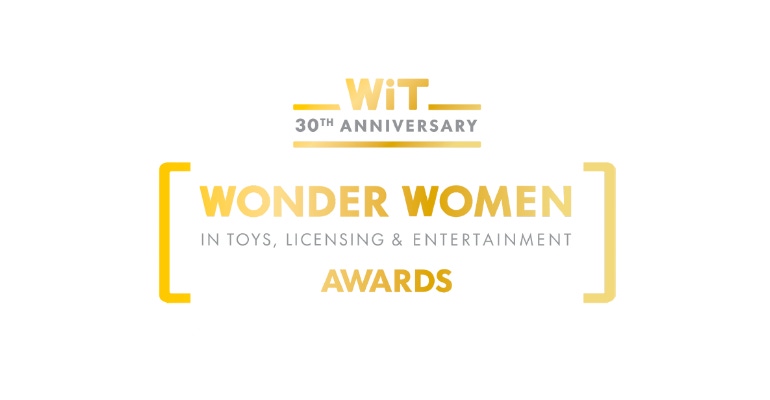 The Women in Toys logo, celebrating 30 years of the group