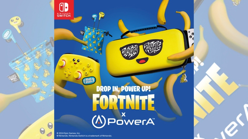 The PowerA "Fortnite" Peely collection.