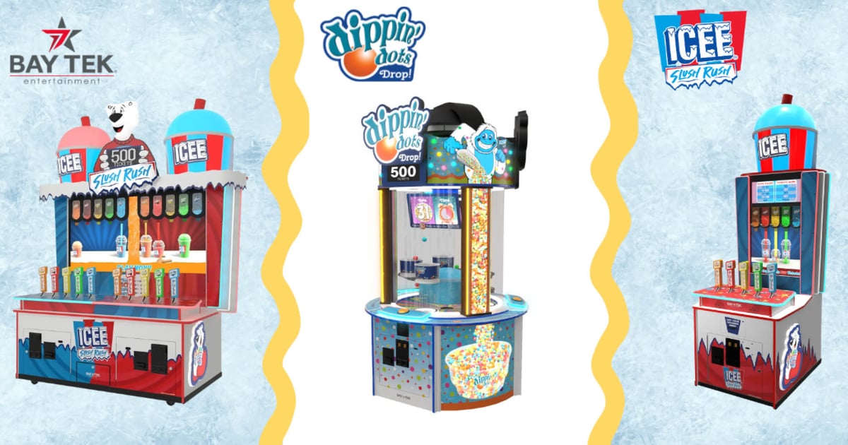 Dippin' Dots, Bay Tek Entertainment Partner for Arcade Game
