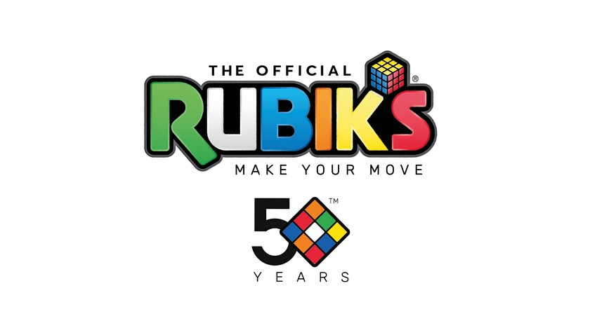 Rubiks 50th Anniversary Logo, Spin Master