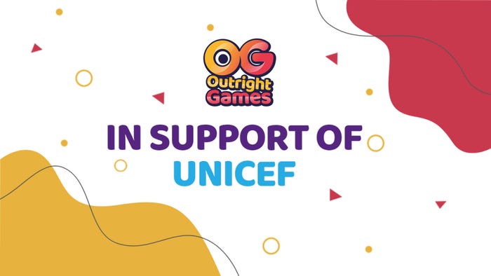 Outright Games UNICEF Partnership Announcement