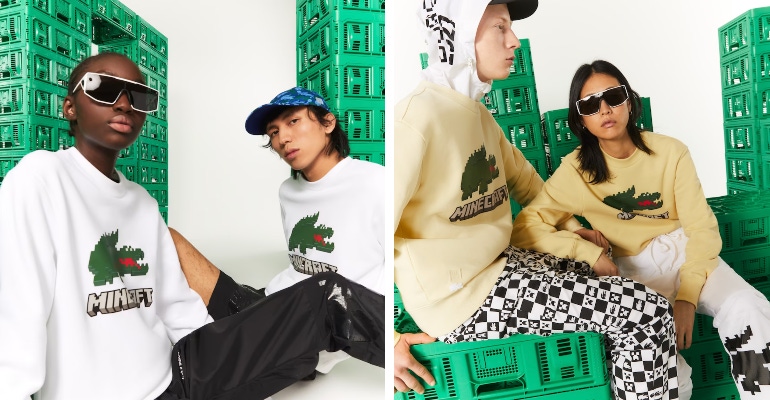 Minecraft Launches Lacoste Apparel Collection & Croco Island DLC