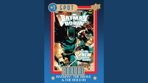 Batman card mock-up, Upper Deck, Warner Bros. Discovery
