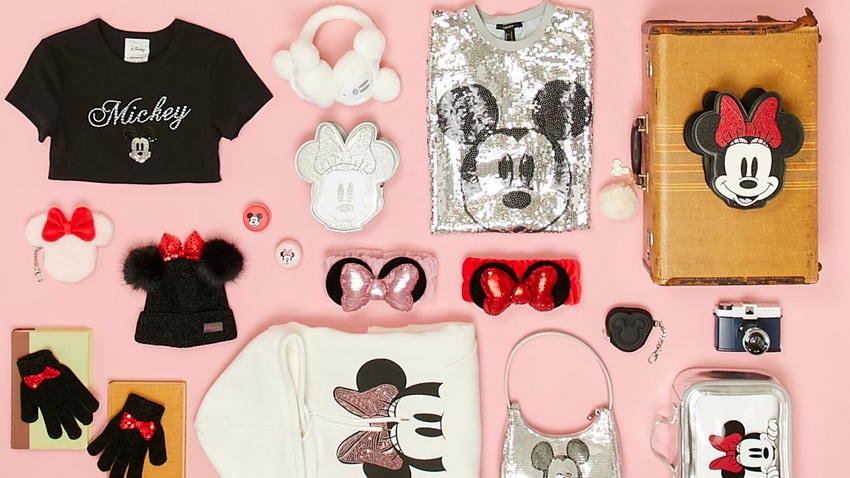 Apparel from the Forever 21 Disney holiday collection, Forever 21