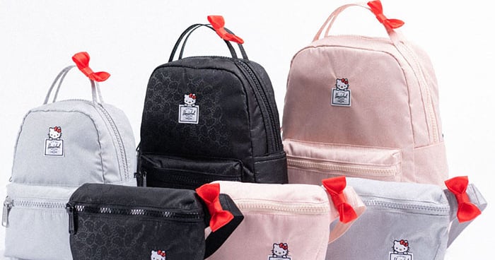 hello kitty herschel mini backpack x Loungefly Classic Face Hello Kitty Herschel Backpack Hello Kitty -