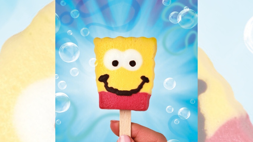 “SpongeBob SquarePants” frozen confection bar.