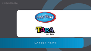 Just Play Tara Toy logos.
