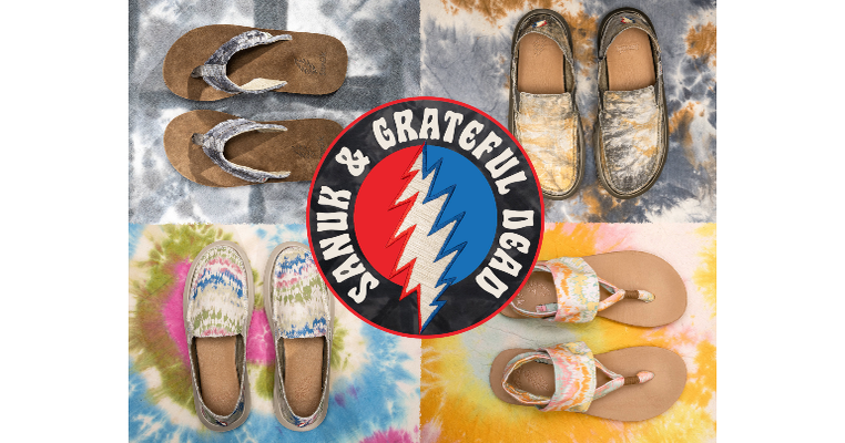 sanuk womens grateful dead