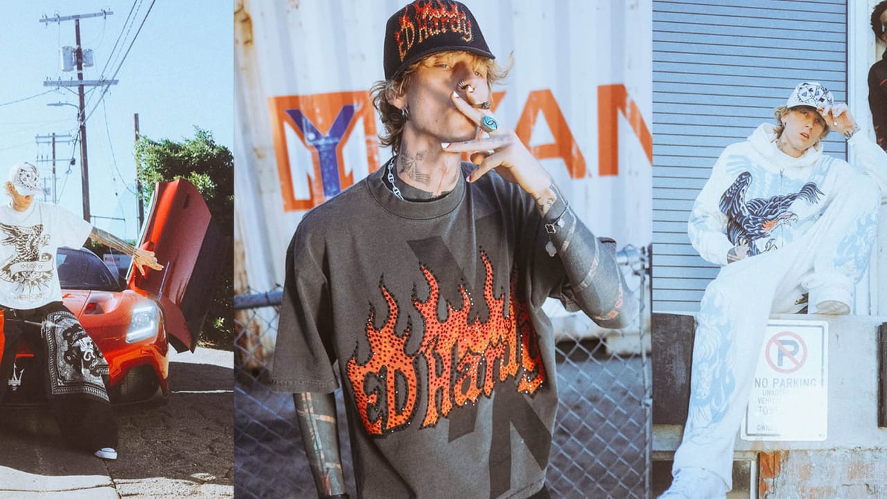 Ed Handy Machine Ed Hardy, Machine Gun Kelly Collection Launches