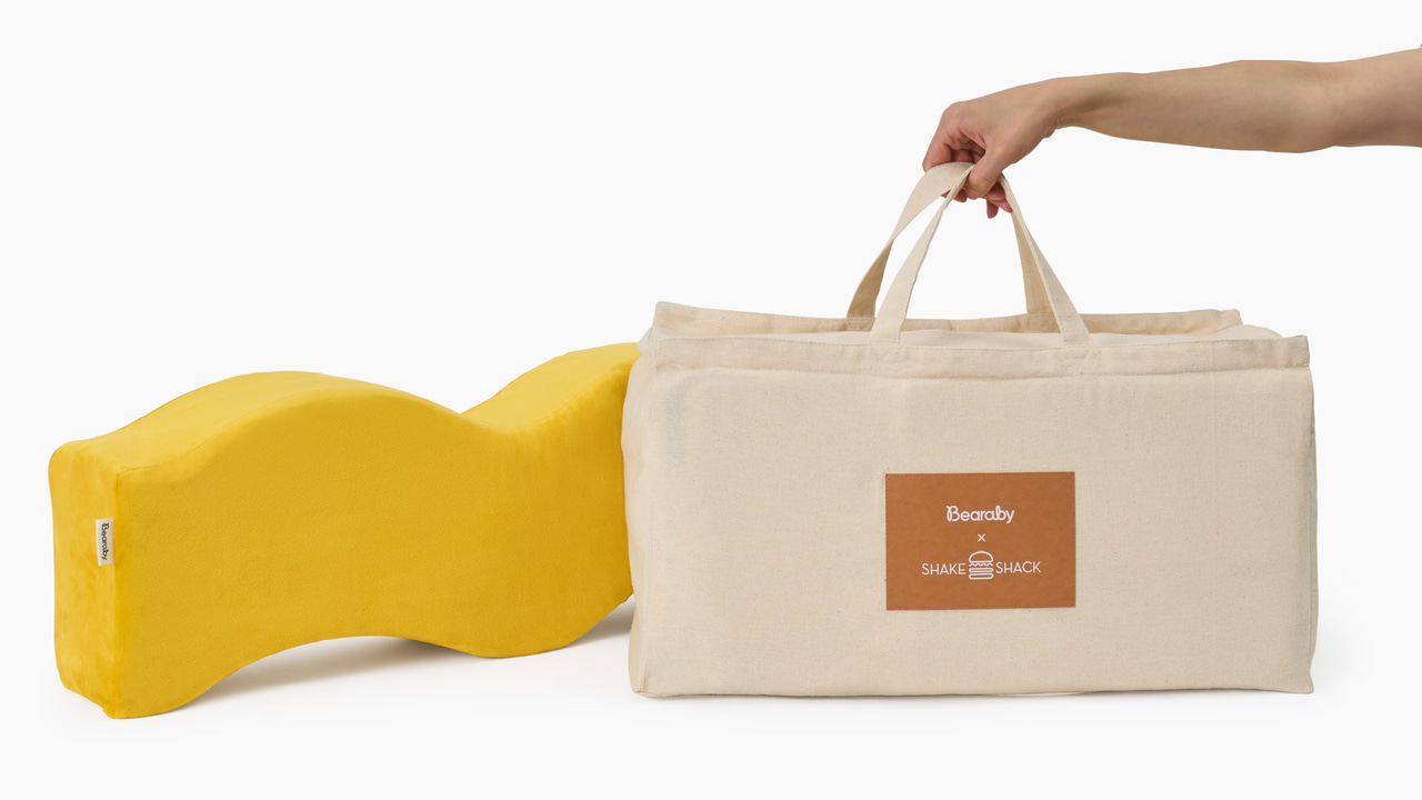 Bearaby Releases Shake Shack Crinkle Cut Body Pillow