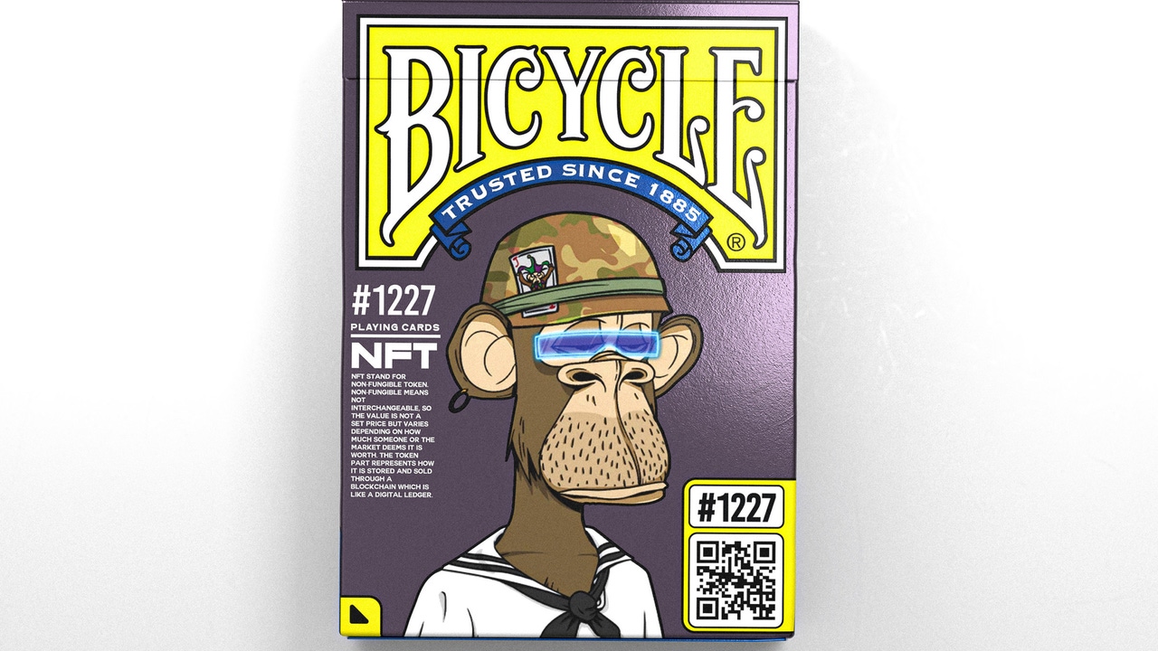 Bicycle Purchases Bored Ape 1227 for Playing Card Collab License Global