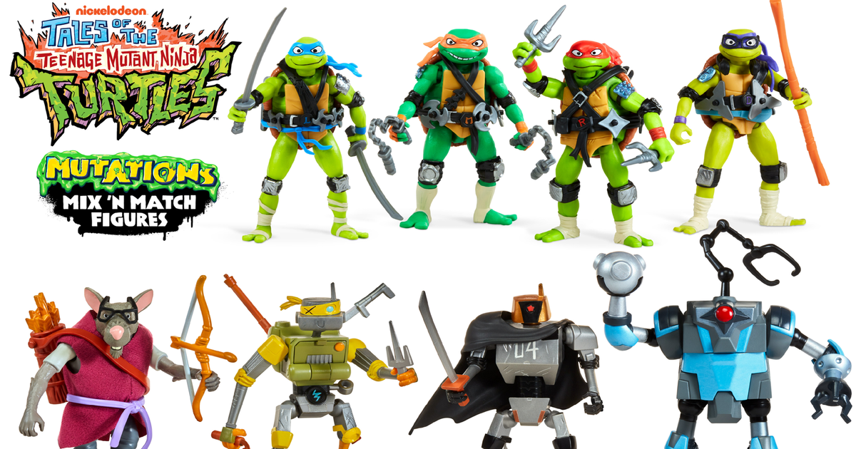 Playmates Announces Mix ‘N Match Ninja Turtles Figures